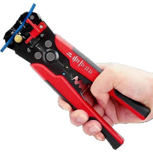 8" Self-Adjusting Wire Stripper Cable Cutter Crimper Electricians Crimping Tool