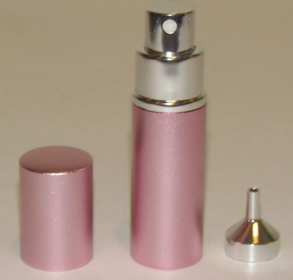 Ulta Fragrance Atomizer Pink NEW Travel Refillable With Funnel For