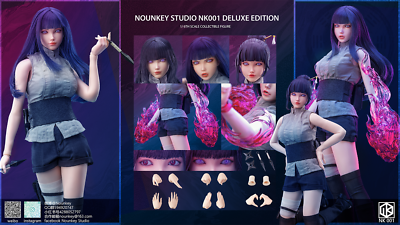 その他 Nounkey Studio 1/6 The Coser DX NK001DX Nounkey Studio Hinata Hyuga 1/6 Action Figures Collectible 12