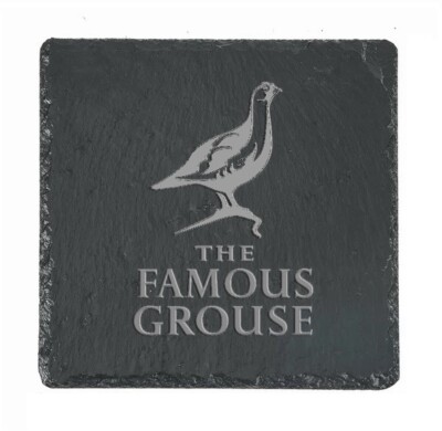 FAMOUS GROUSE Whiskey Slate Coaster