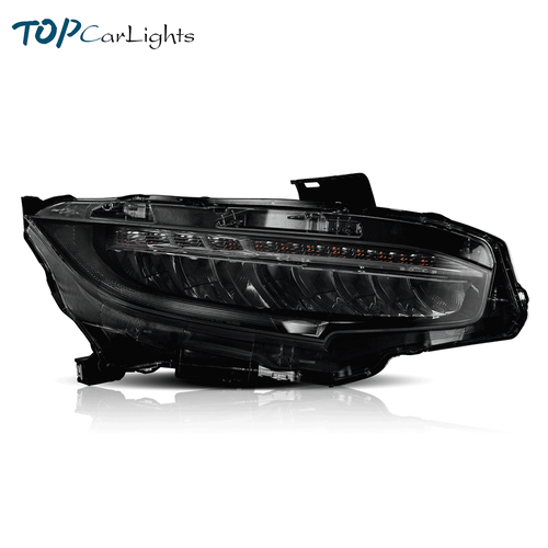 VLAND BLUE DRL&LED Headlights For 2016-2021 Honda Civic w/Sequential Turn Signal - Bild 2 von 13