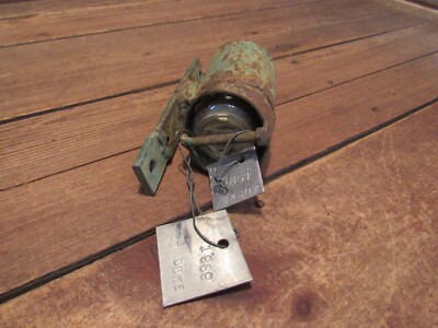 Vintage Metal Canister From Gold Mine/Cave Bottle w/Note Inside - From Nevada