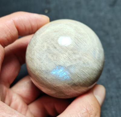 TOP 217 G 54mm Natural Moonstone sunstone symbiosis Sphere Ball Madagascar FF108