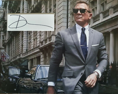 DANIEL CRAIG Signed 14x11 Photo Display JAMES BOND 007 CASINO ROYALE COA