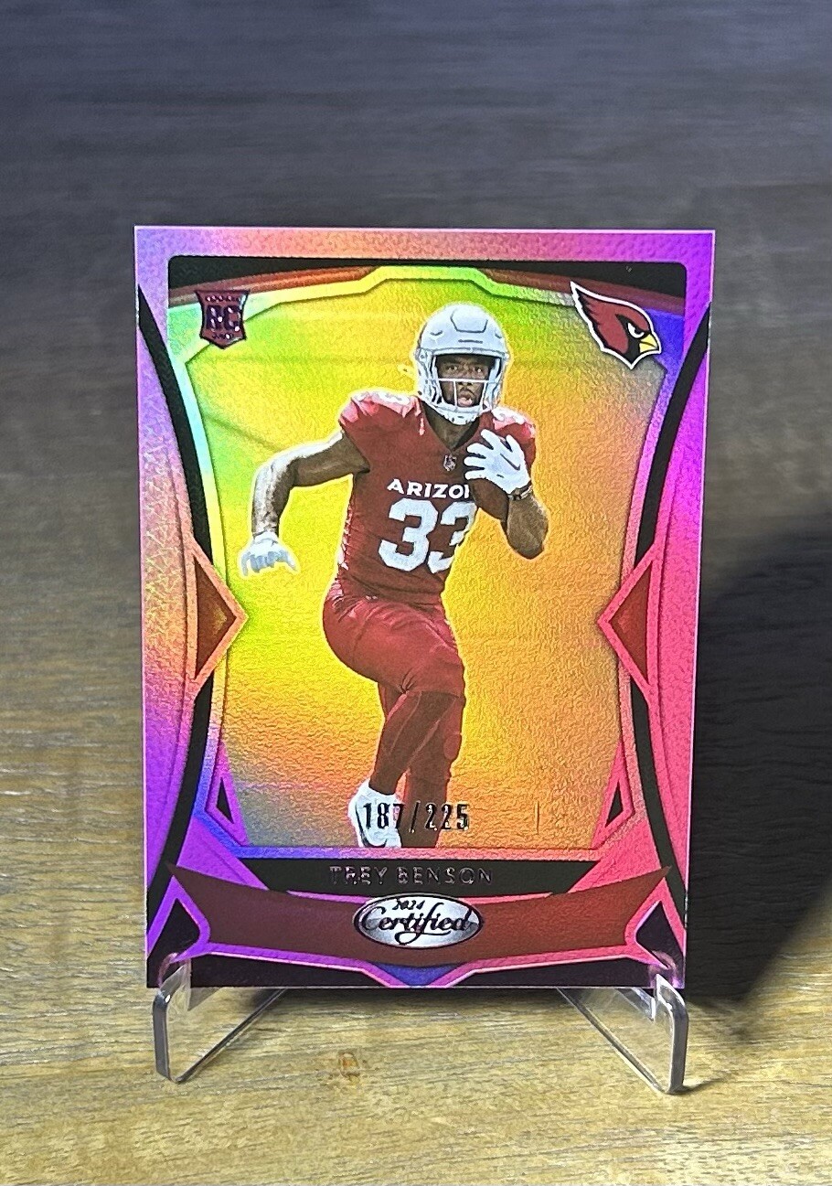 2024 Panini Certified - Rookies Pink Mirror #151 Trey Benson 187/225 (RC)