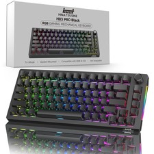 Mechanical Keyboard 75 Percent Wireless Hot-Swappable H83 Pro 2.4G BT5.0 USB-C