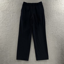 Uniqlo Womens Pants Blue Size Small High Rise Ankle Career Work Polyester Blend