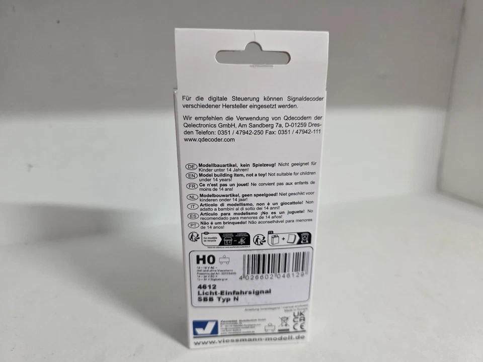 Viessmann 4612 H0 Colour light entry signal SBB type N - Image 3 of 3