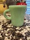 VINTAGE FIRE KING OVENWARE jadeite restaurant ware C Handle Coffee HEAVY