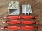 VINTAGE 1985 G.I. JOE USS FLAGG LAUNCHER & 6 SPHINX MISSILES-CARRIER ACCESSORY