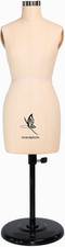 Mini Half Scale Dress Form 1:2 Mannequin - Fully Pinnable Sewing Dummy Beige