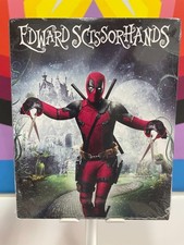 Edward Scissorhands Blu-ray w/OOP Deadpool Photo Bomb Slipcover NEW SEALED