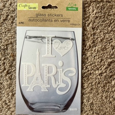 *Crafter s square Rub On Transfers I Love Paris