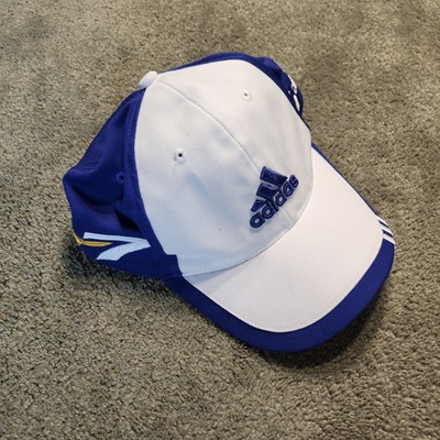 Adidas Taylor Made R7 Hat Cap Climacool Men's Fitted L/XL White Blue Vintage