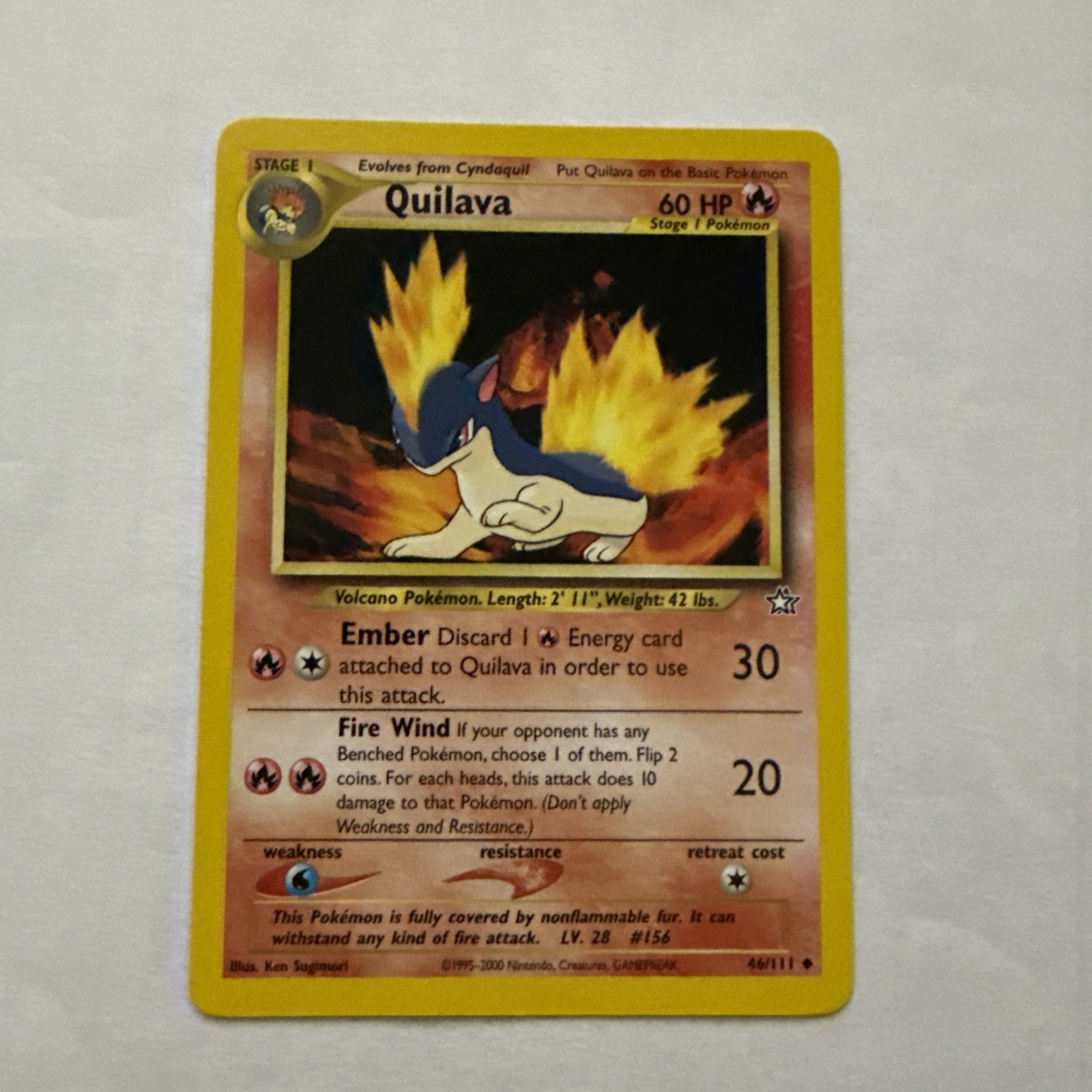 Quilava 46/111 Neo Genesis Regular