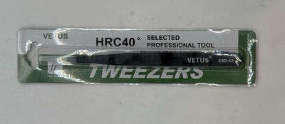 Vetus Tweezers HRC40 ESD12 Professional