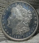 1921-D Morgan Silver Dollar BU Details DMPL