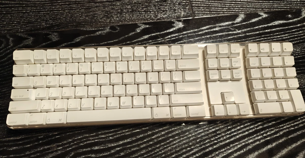 ★動作〇★ ワイヤレス キーボード Apple A1016 Bluetooth Apple Wireless Bluetooth Keyboard A1016 White w/ Number Pad | eBay