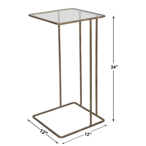 Cadmus - 24 inch Side Table - 12 inches wide by 12 inches deep Accent Furniture - Picture 6 of 8
