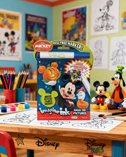  NEW Disney Halloween Imagine Ink Magic Pictures Activity Coloring Game Book
