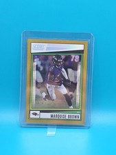 2022 Panini Score Gold Zone Marquise Brown #181 Baltimore Ravens /50