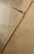 Antique R.A.Lister & Co English 18hh / 6ft Horse Measuring Stick & Spirit Level
