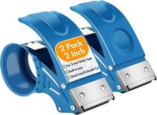 2 Pack Heavy Duty Packing Tape Dispenser Gun 2-Inch Wide Tape Dispenser with A