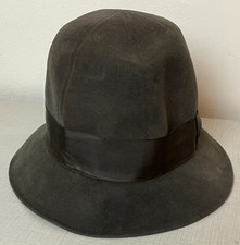 Vintage TONAK Fedora Hat Felt Made in Czechoslovakia Size 58 7 1/4 Rare