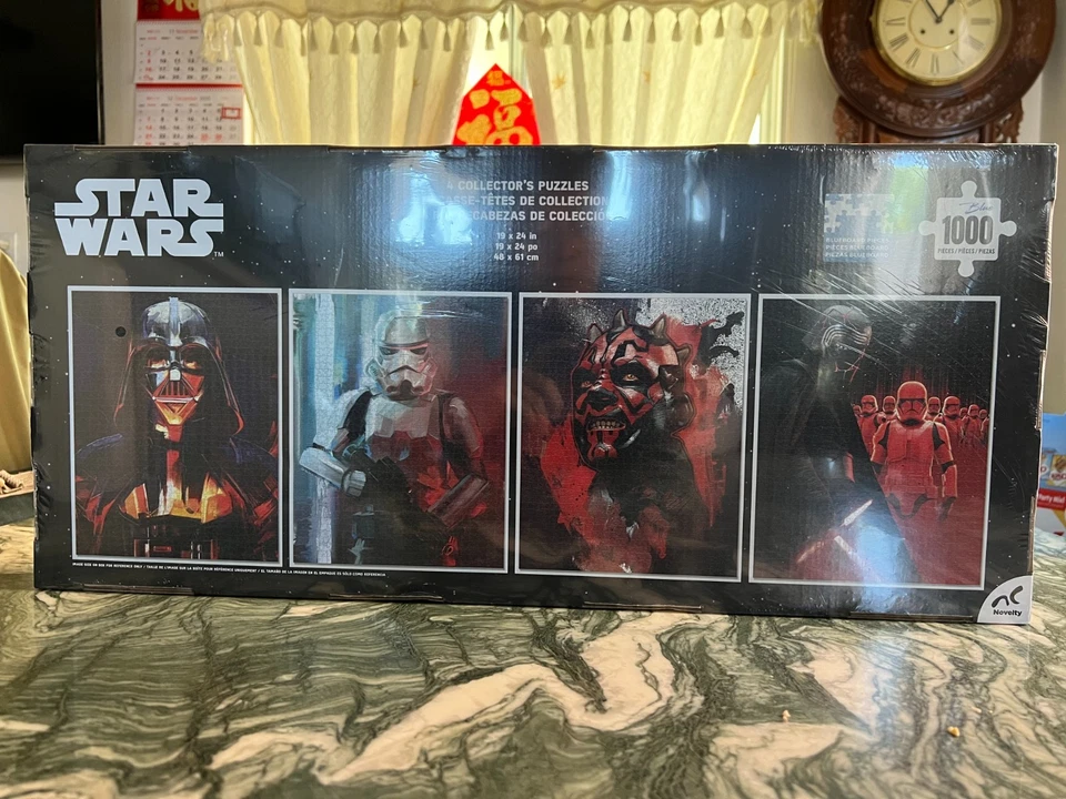 Star Wars 1000 Piezas Puzzles Pack de 4 Disney Novedad Coleccionistas Regalo Foto 2 de 4
