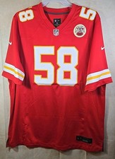 Men's Nike Kansas City Chiefs Derrick Thomas Retired Player Jersey Red XL NWOT 