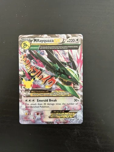Pokémon TCG M Rayquaza EX Celebrations Classic Collection Card 76/108 Nm/m