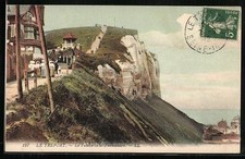 Le Treport, La Falaise et le Funicolaire, Ber...