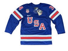 Nike Team USA Auston Matthews Size Small Blue Hockey Jersey 100% Authentic NWT