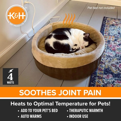 Pet Bed Warmer, Turn Any Pet Bed Into a Heated Cat or Dog Bed, Waterproof Ind... - Picture 3 of 9