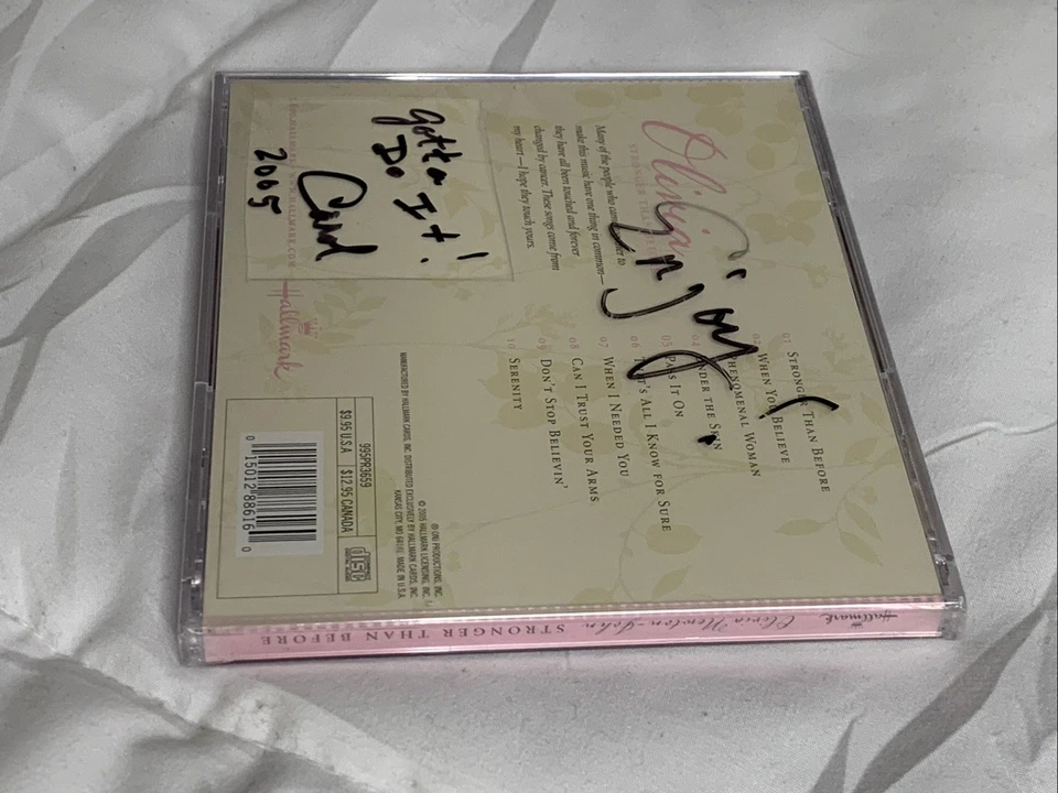 OLIVIA NEWTON JOHN  STRONGER THAN BEFORE CD 2005 RARE PROMO New Factory SEALED — 第 3/4 张图片