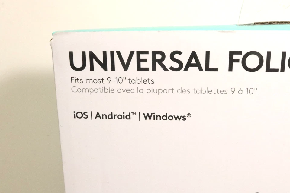 NEW Logitech Universal Keyboard Case for 9" & 10" iPad Android Tablet - Image 2 of 4