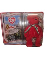 Teenie Beanie Babies Osito Red Mexico Teddy Bear International Bears II 1999