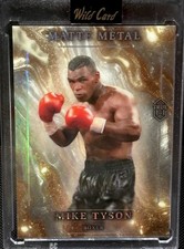 Mike Tyson True 1/1 Gold Matte Metal Case Hit Wild  Card Boxing MMA SSP 1/1