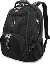 SwissGear 1900 Scansmart TSA 17 Laptop Backpack, Black, 19-Inch