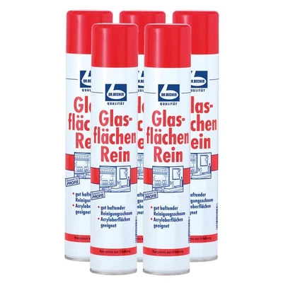 Dr. Becher Glasflächen Reiniger 500ml Fensterreiniger (5er Pack)