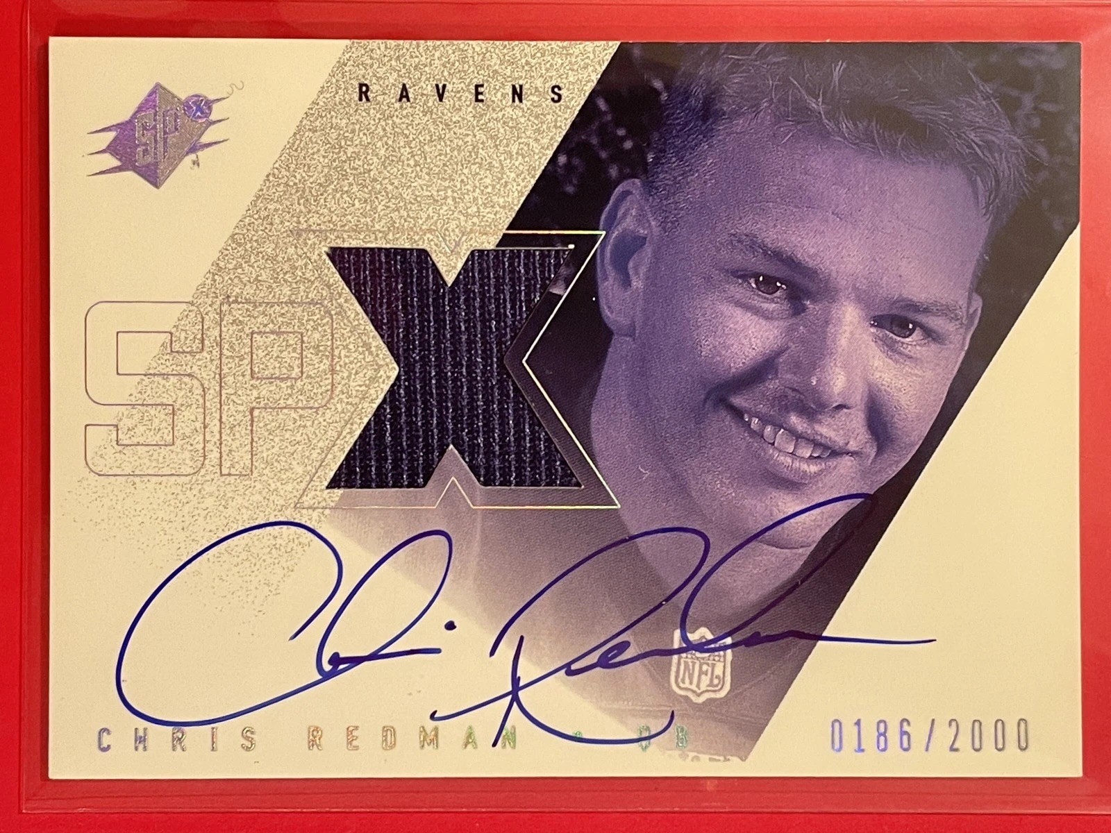 2000 SPx - Chris Redman #137 /2000 (AU, MEM, RC)