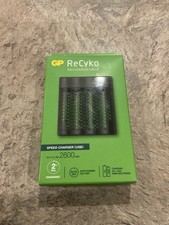 Gp ReCyko 2600AA batteries and speed charger  4 batteries in this pack