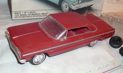 【絶版】 amt 旧ロゴ '64 Chevrolet Impala SS 89年 1964 Chevrolet Impala SS in Red New Metal Sign: Fully