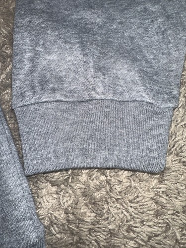 NWT Boy's Adidas Black and Gray Fleece Hoodie Size XLarge 18 - 20 - Picture 5 of 8