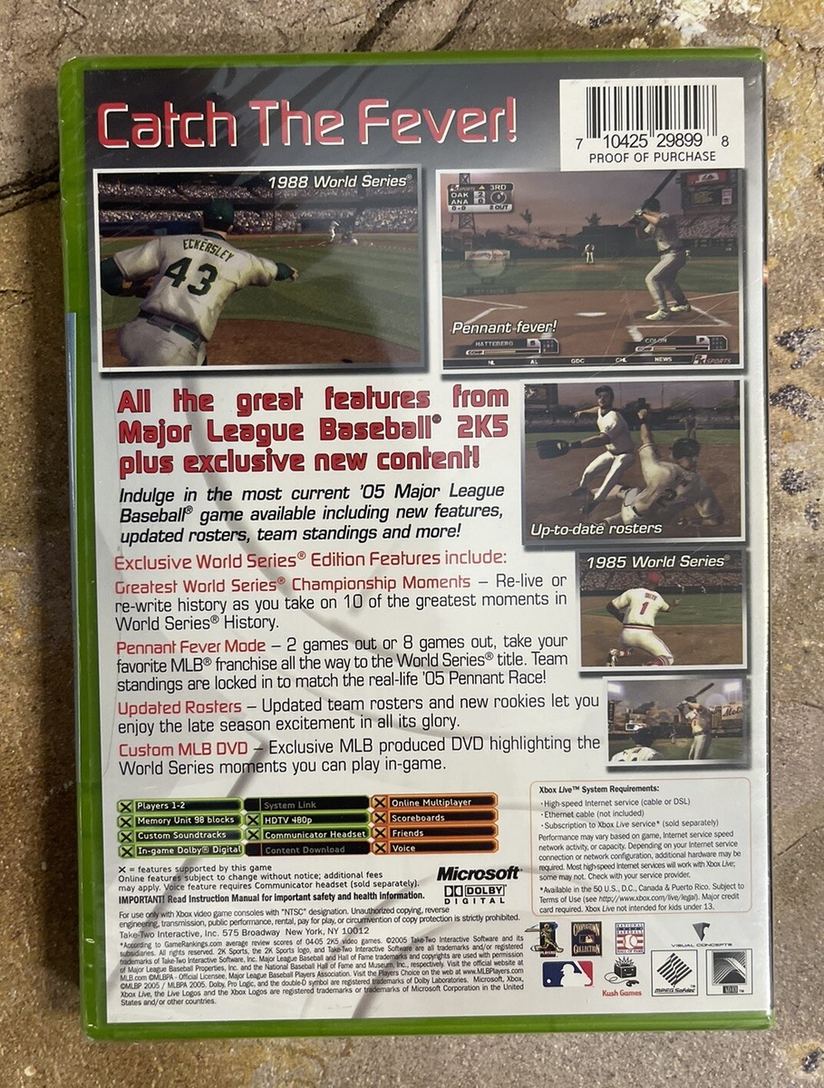 Major League Baseball 2K5: World Series Edition - Microsoft Xbox **BRAND NEW** Major League Baseball 2K5: World Series Edition - Microsoft Xbox **BRAND NEW**
