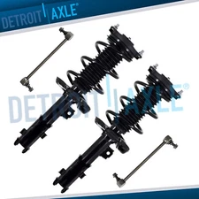 Front Left Right Struts w/ Coil Spring Sway Bars Kit for 2017 Hyundai Elantra