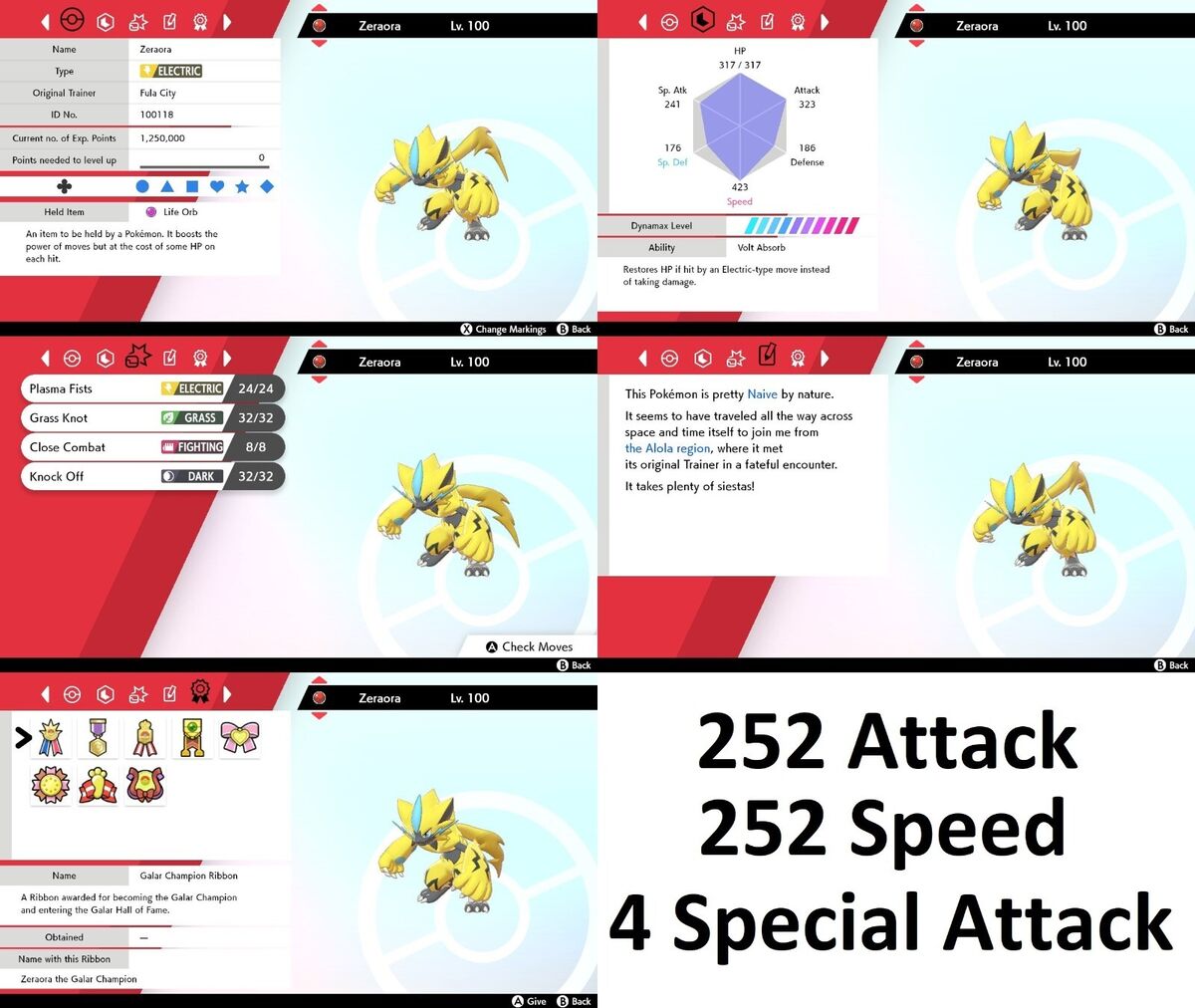 Pokemon Sword and Shield Ultra Shiny Giratina 6IV-EV Trained