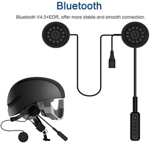 Motorcycle-Helmet-Headset-Speakers-Mic-Bluetooth-Handsfree-Music-Call-Control-US