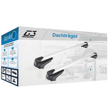 Für VW Polo Fliessheck 14- G3 Dachträger Clop infinity Alu/Kunsts./Stahl silber