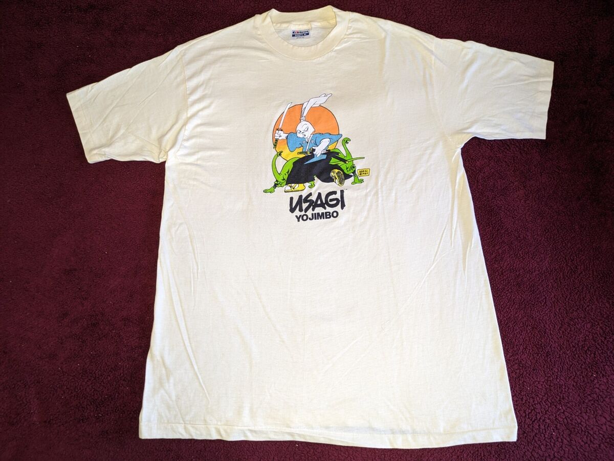 Vintage 1987 Usagi Yojimbo XL T-Shirt Comic Images ORIGINAL Vintage 1987 Usagi Yojimbo XL T-Shirt Comic Images ORIGINAL